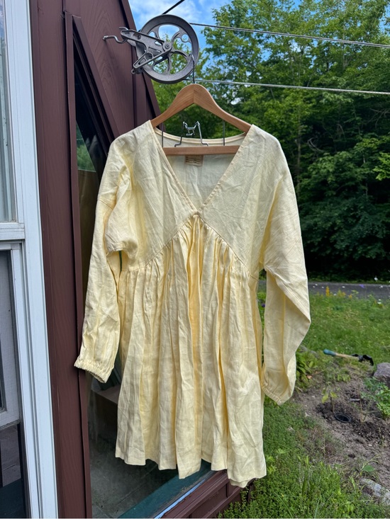 Boheme Goods Dresses & Skirts - Light Yellow V-Neck Mini Dress - Women